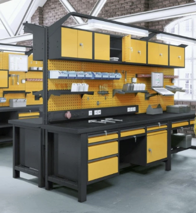 Stoły, szafy i wózki warsztatowe