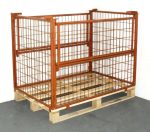 Nadstawki paletowe metalowe siatkowe