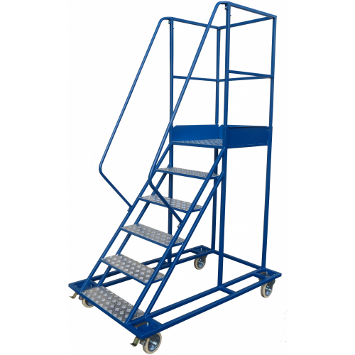 Drabiny magazynowe i podesty jezdne