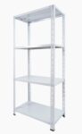 Regał magazynowy z półką metalową SMJC – udźwig 150 kg/półkę