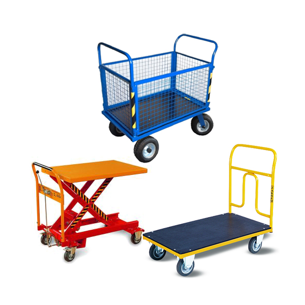 Wózki platformowe magazynowe