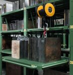 Regały o dużym udźwigu z wysuwanymi półkami 1000 kg/półkę i wysuw 95%