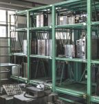 Regały o dużym udźwigu z wysuwanymi półkami 800 kg/półkę i wysuw 70%