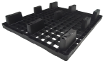 Palety plastikowe przemysłowe ażurowe 1200×1000 ABR