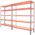 Regał magazynowy z płytą COZZ – udźwig 400-500 kg/półkę