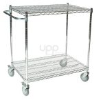 Wózki chromowane półkowe SZUP – udźwig 100 lub 300 kg