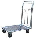 Wózek chromowany ze składanym uchwytem