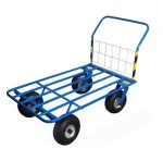 Wózek ażurowy na kołach pompowanych STACH