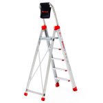 Profesjonalne drabiny rozstawne DOMUS – stopnie 13 cm