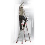 Profesjonalne drabiny rozstawne Lady – stopnie 8 cm