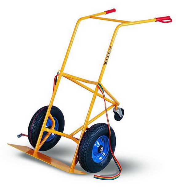 Wózek do beczek z podporą