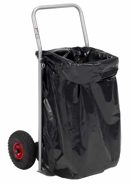 wózek dwukołowy na śmieci