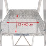 Podest magazynowy aluminiowy jezdny SMT