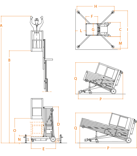 rysunek-podest-elevah-zp200-recznie-prowadzony