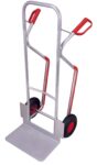 Wózek dwukołowy aluminiowy AP-710.107 z dużą łopatą